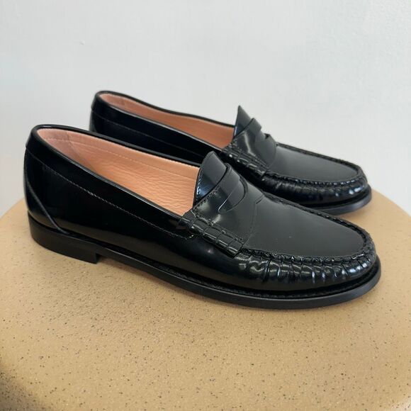 J. Crew Women’s Winona Leather Pinch Penny Loafer - Picture 4 of 14